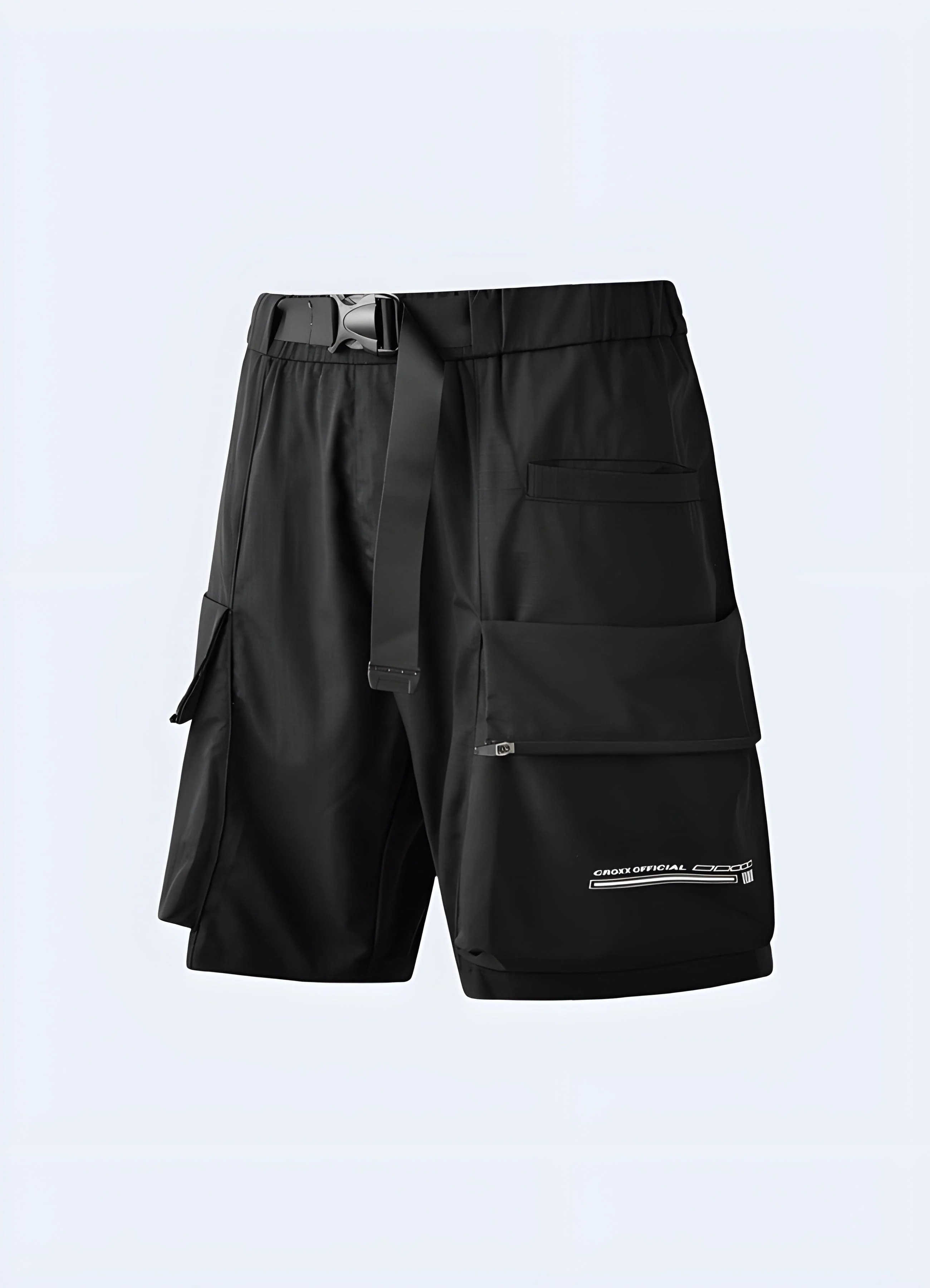 Black Cargo Shorts