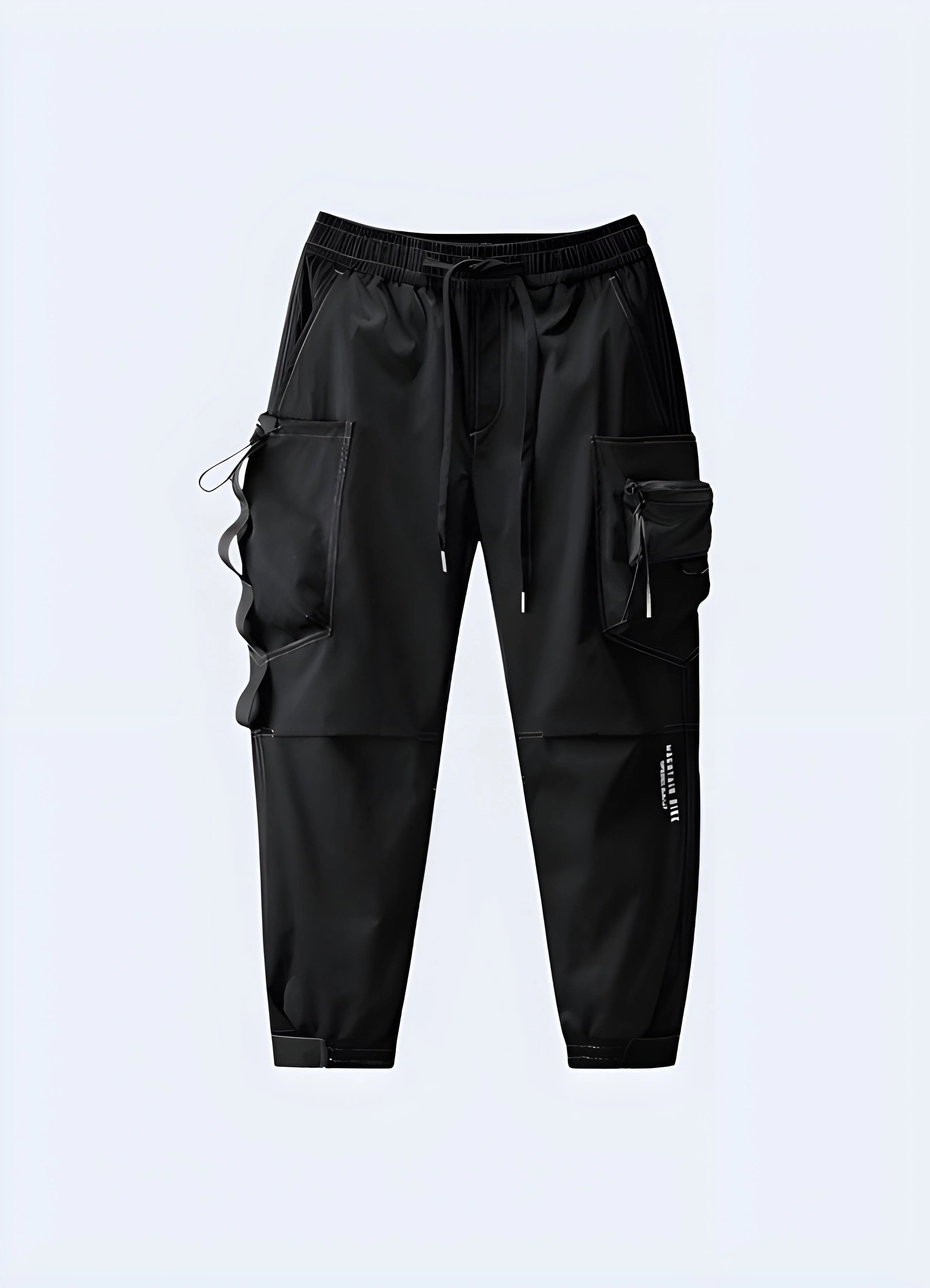 Black Skinny Cargo Pants - Image 5
