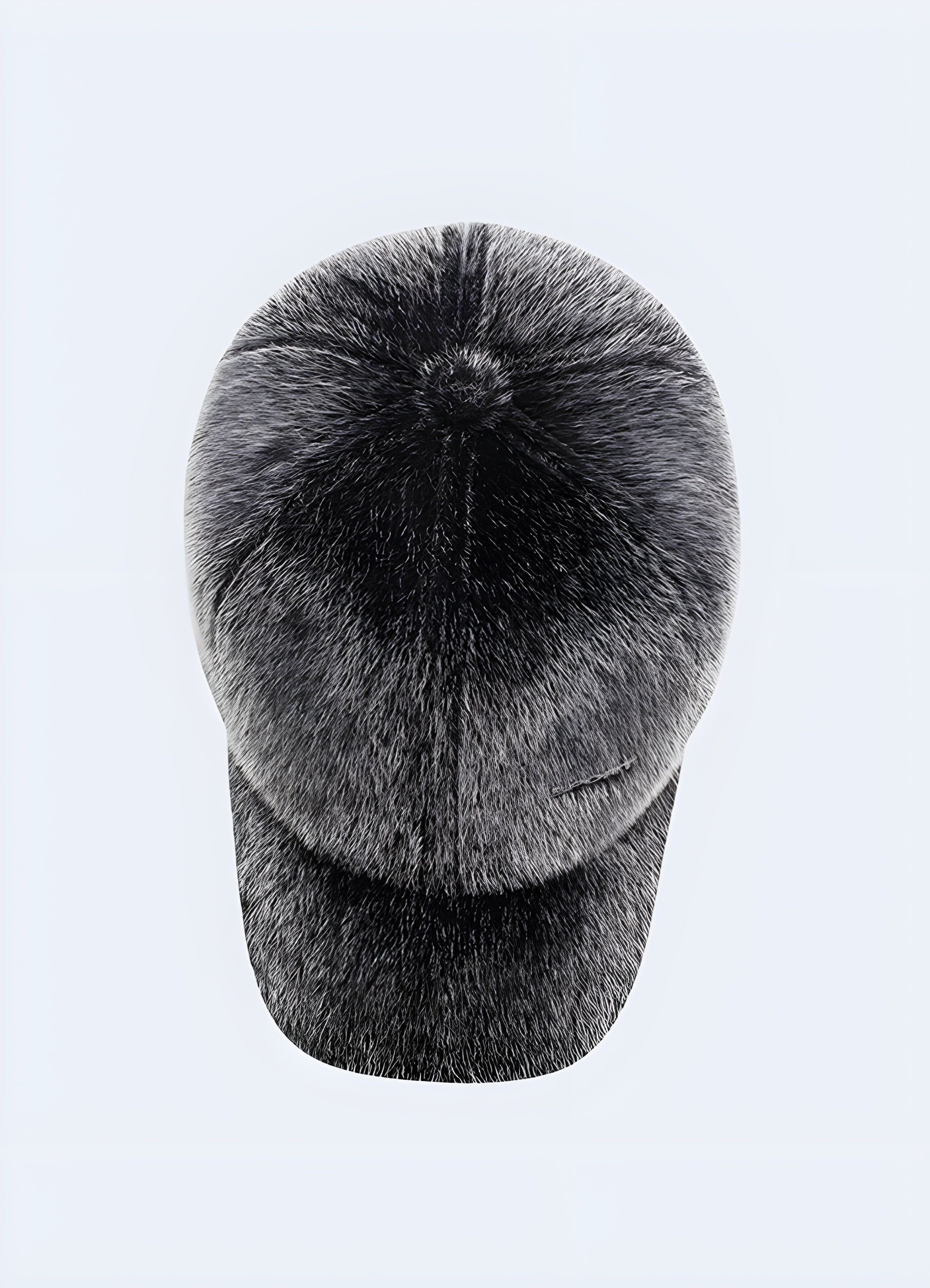 Black Street Fur Cap Mens - Image 3