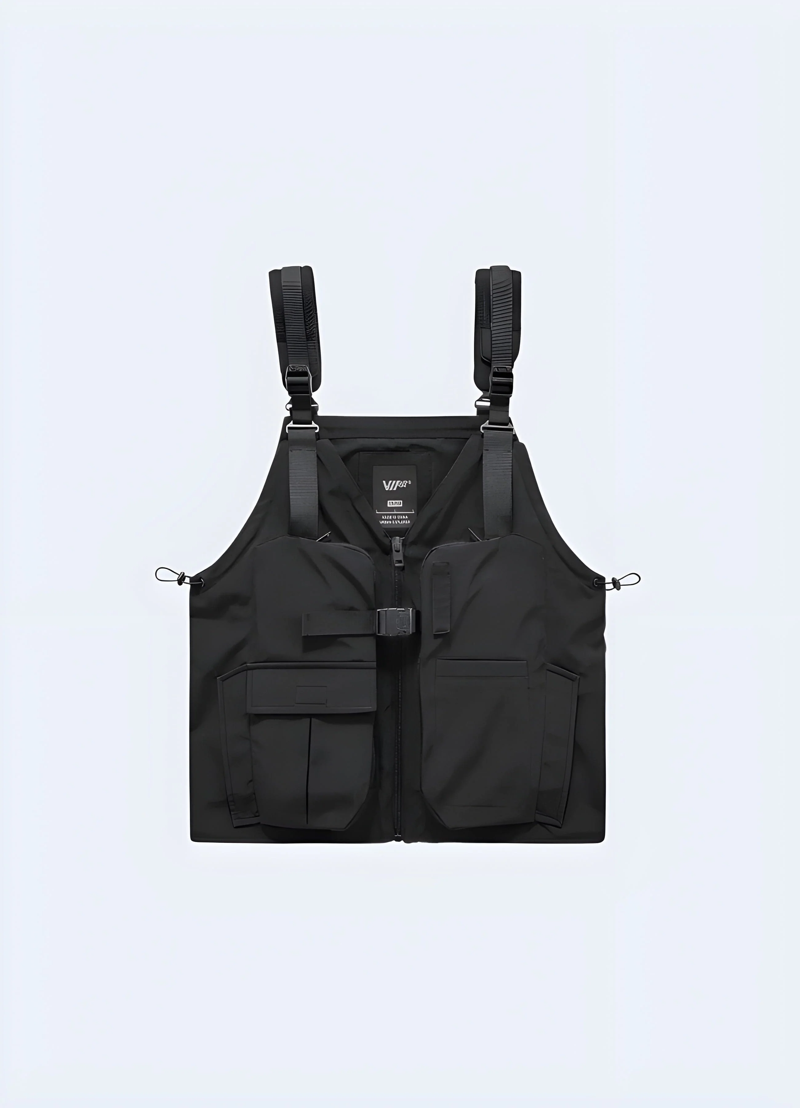 Black Tactical Vest Streetwear
