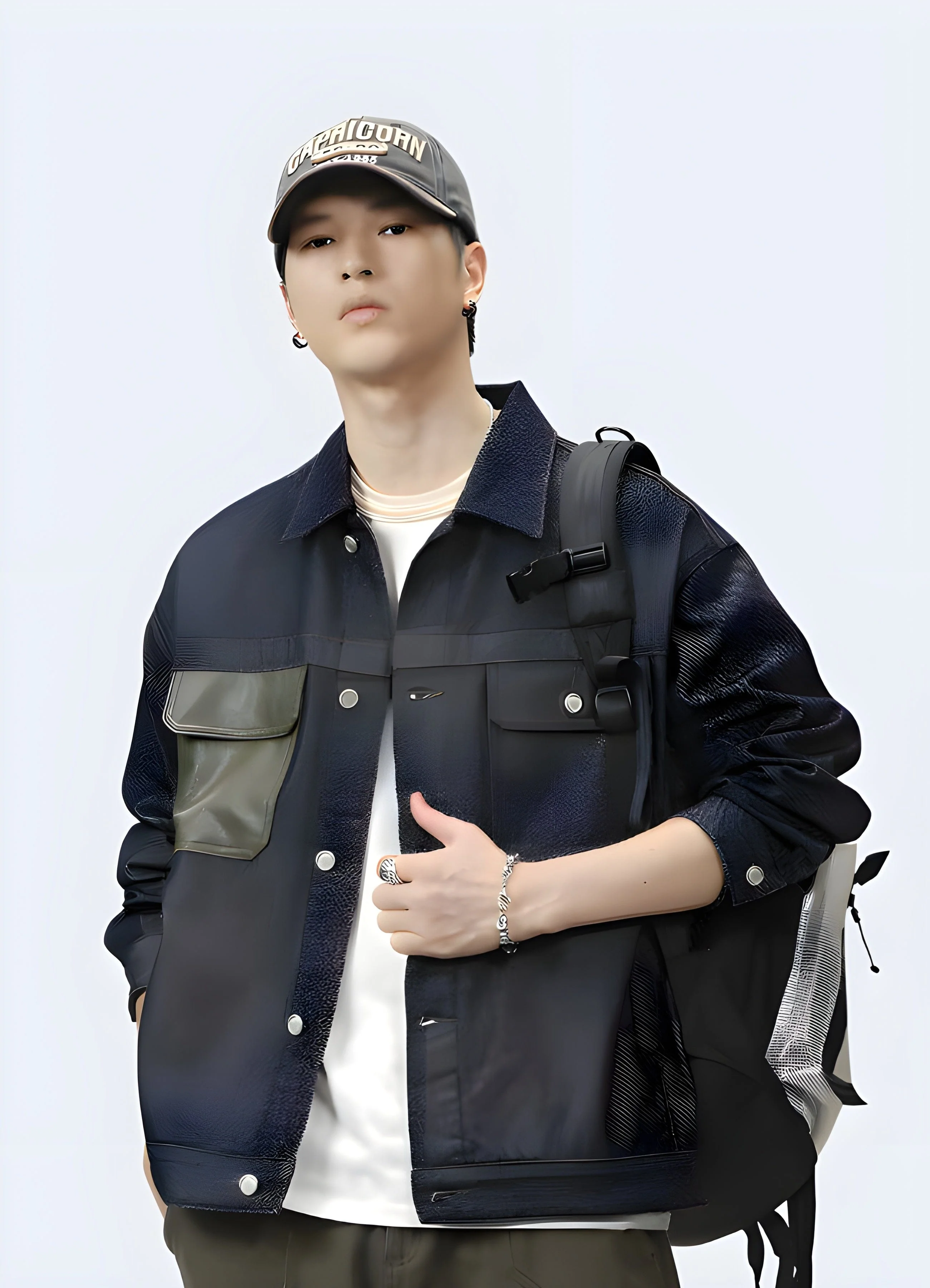 Cargo Denim Jacket - Image 2