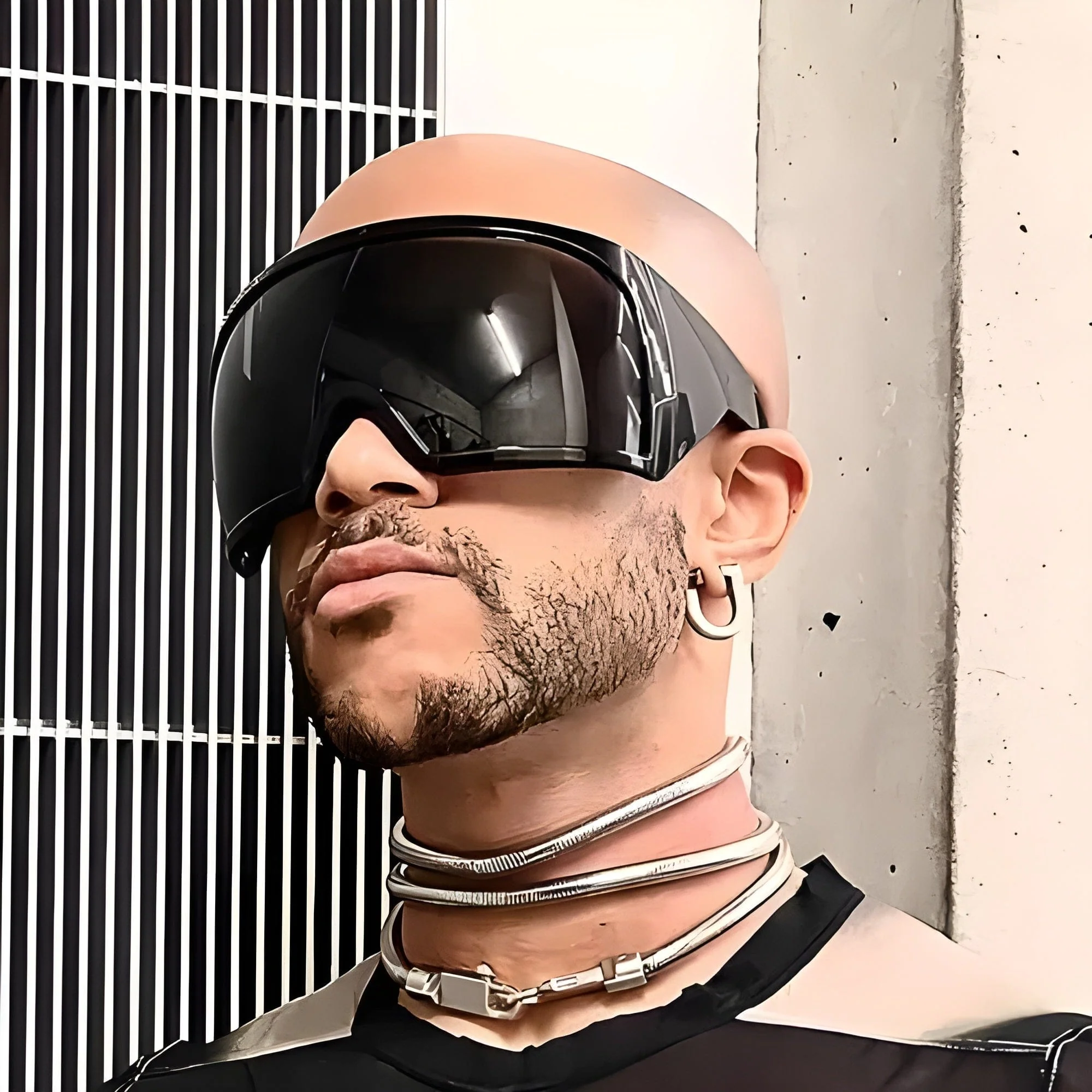 Cyberpunk Shield Sunglasses Oversized Y2K Techwear - Image 12