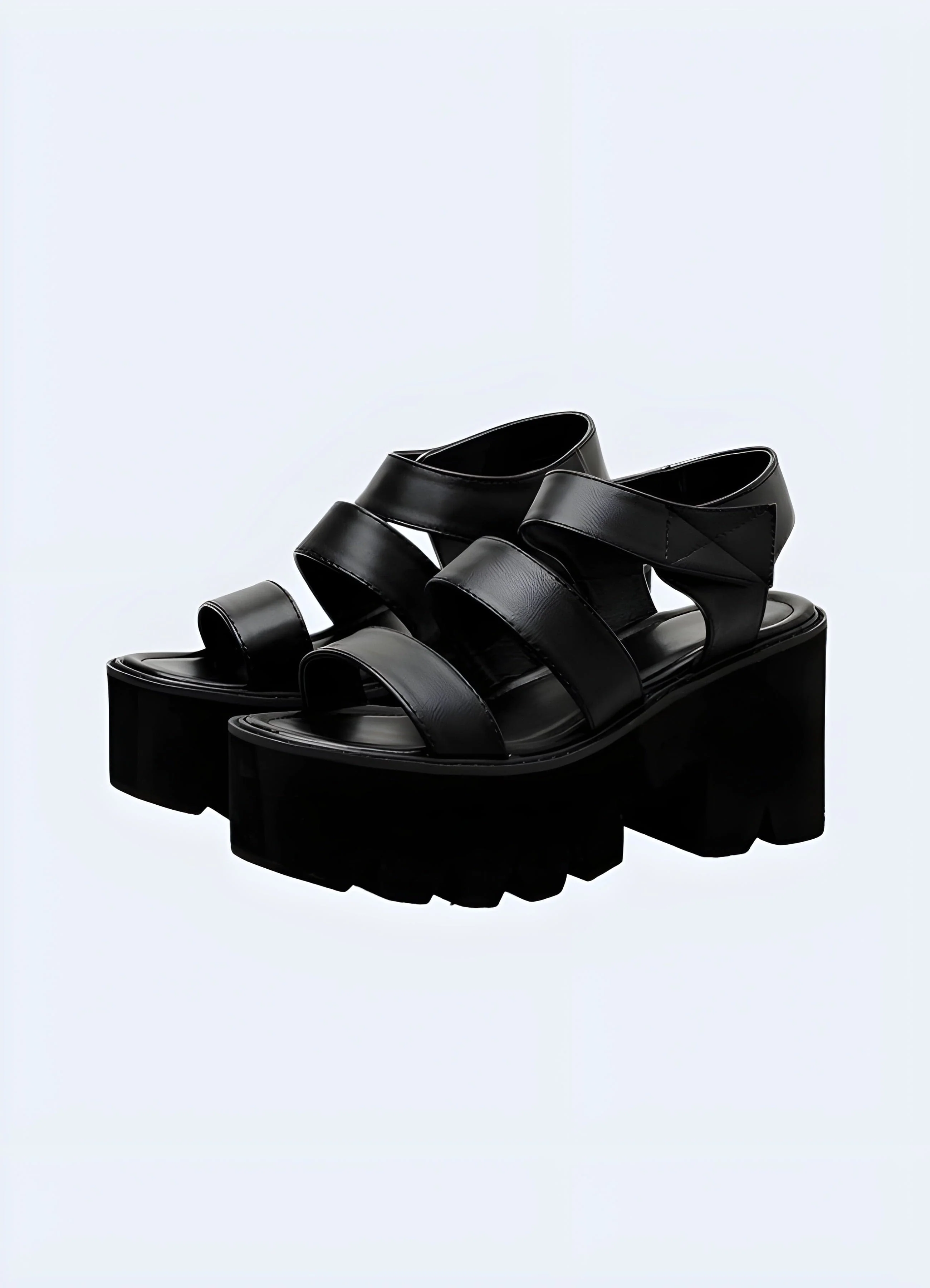 Platform Sandals Chunky Heel - Image 3