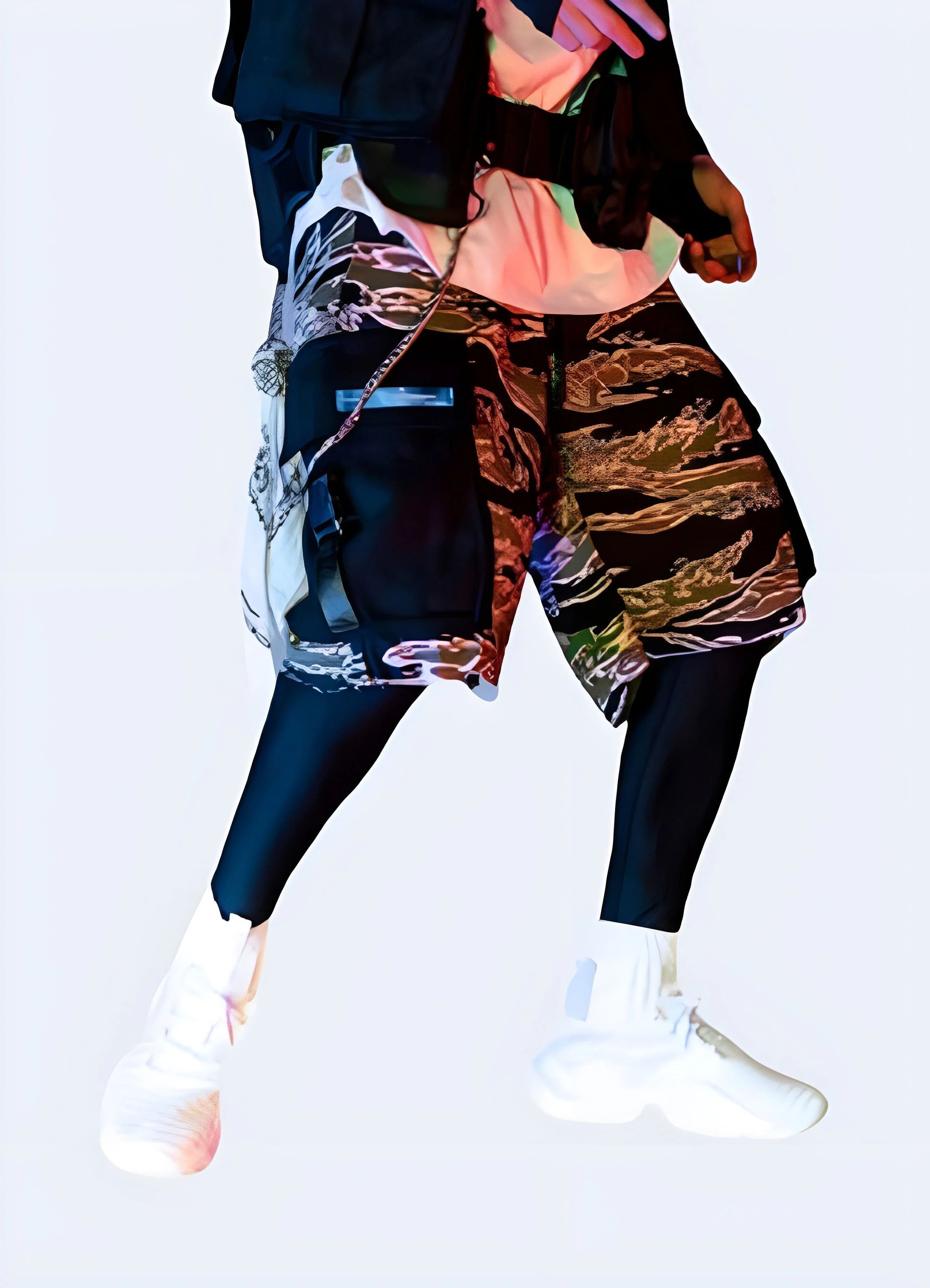 Techwear Camo Shorts - Image 2