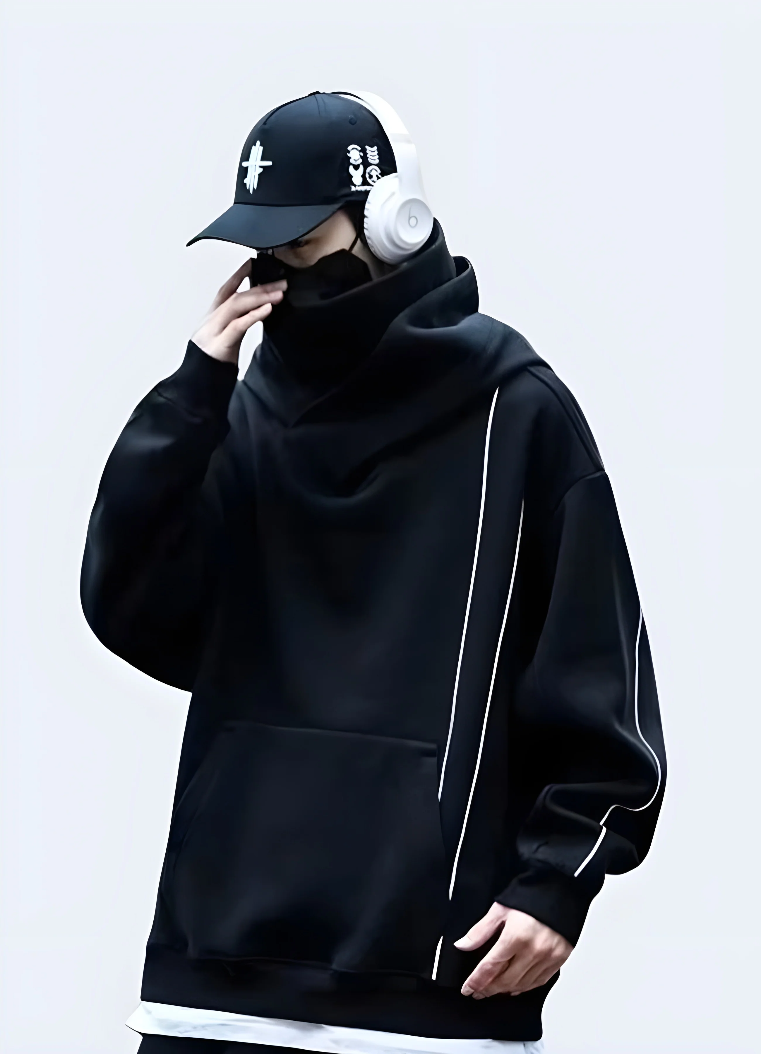 Techwear Oversize Women Hoodie