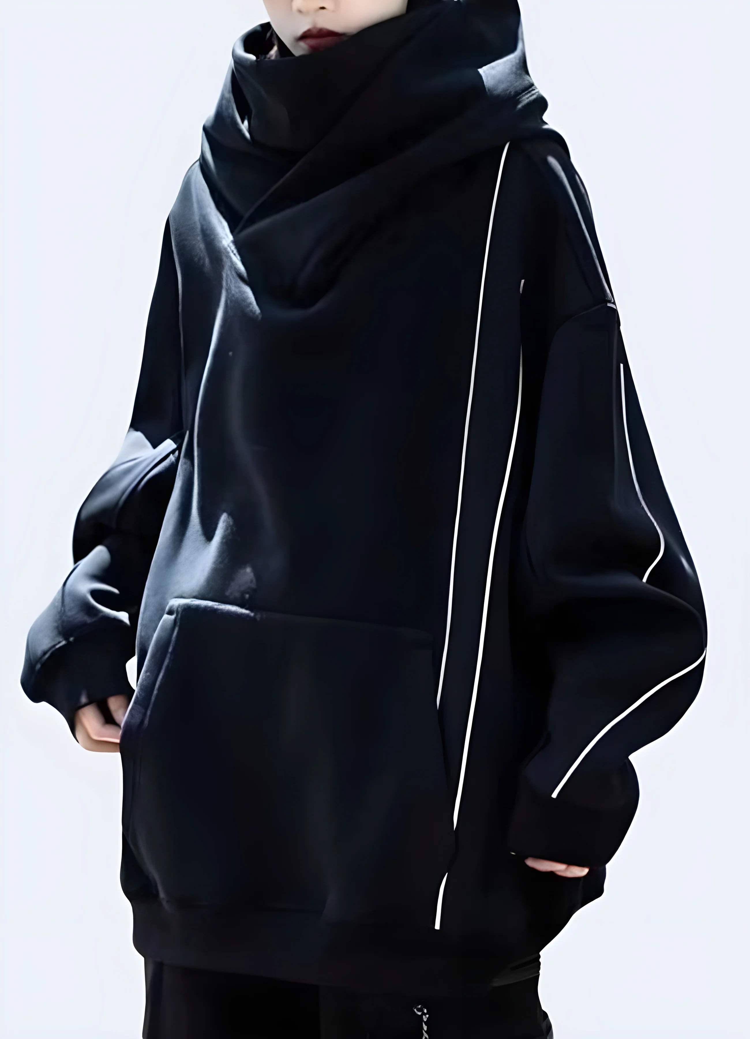 Techwear Oversize Women Hoodie - Image 3