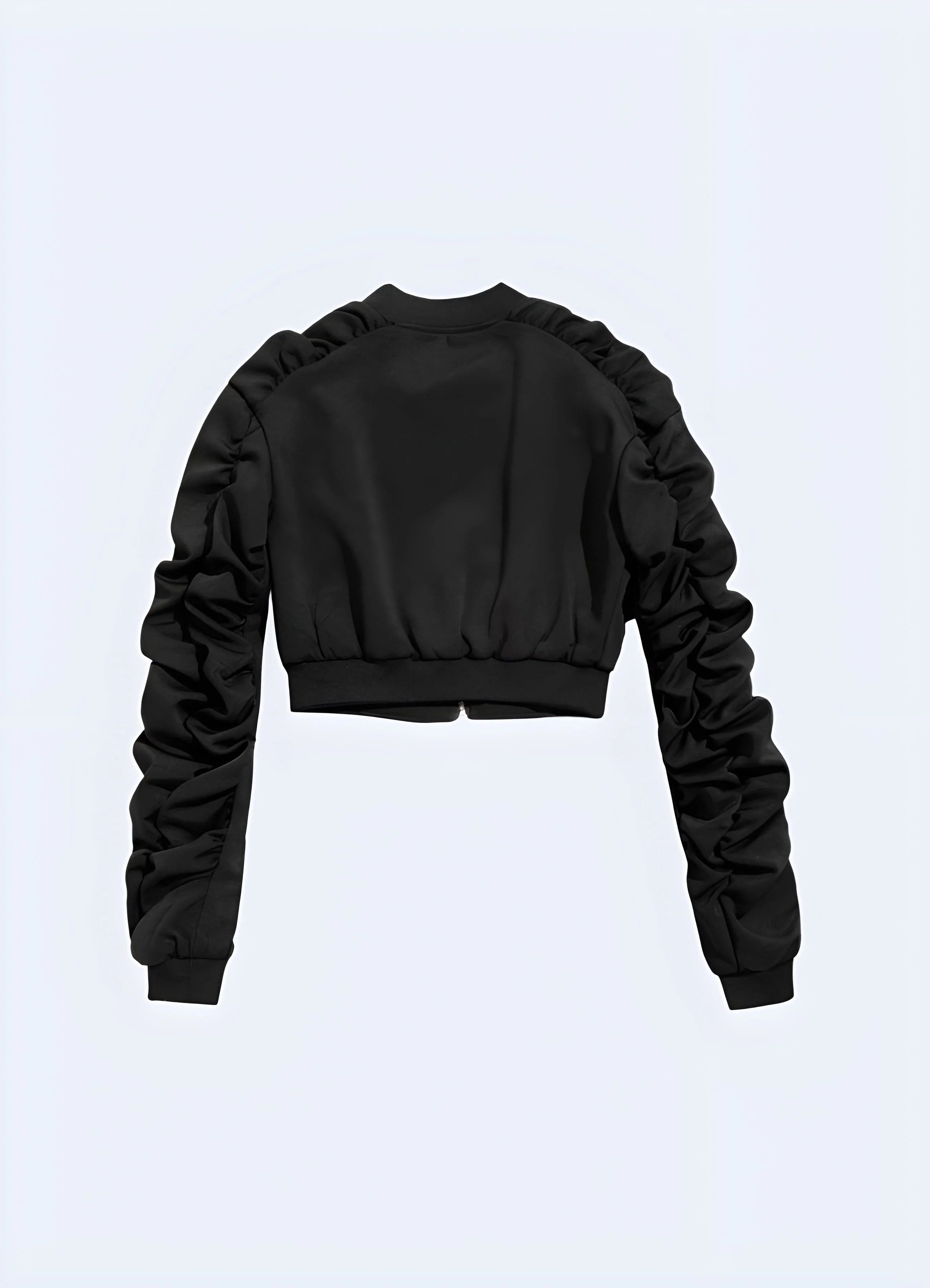 Techwear Short Zip Up Jacket Women's - Image 4