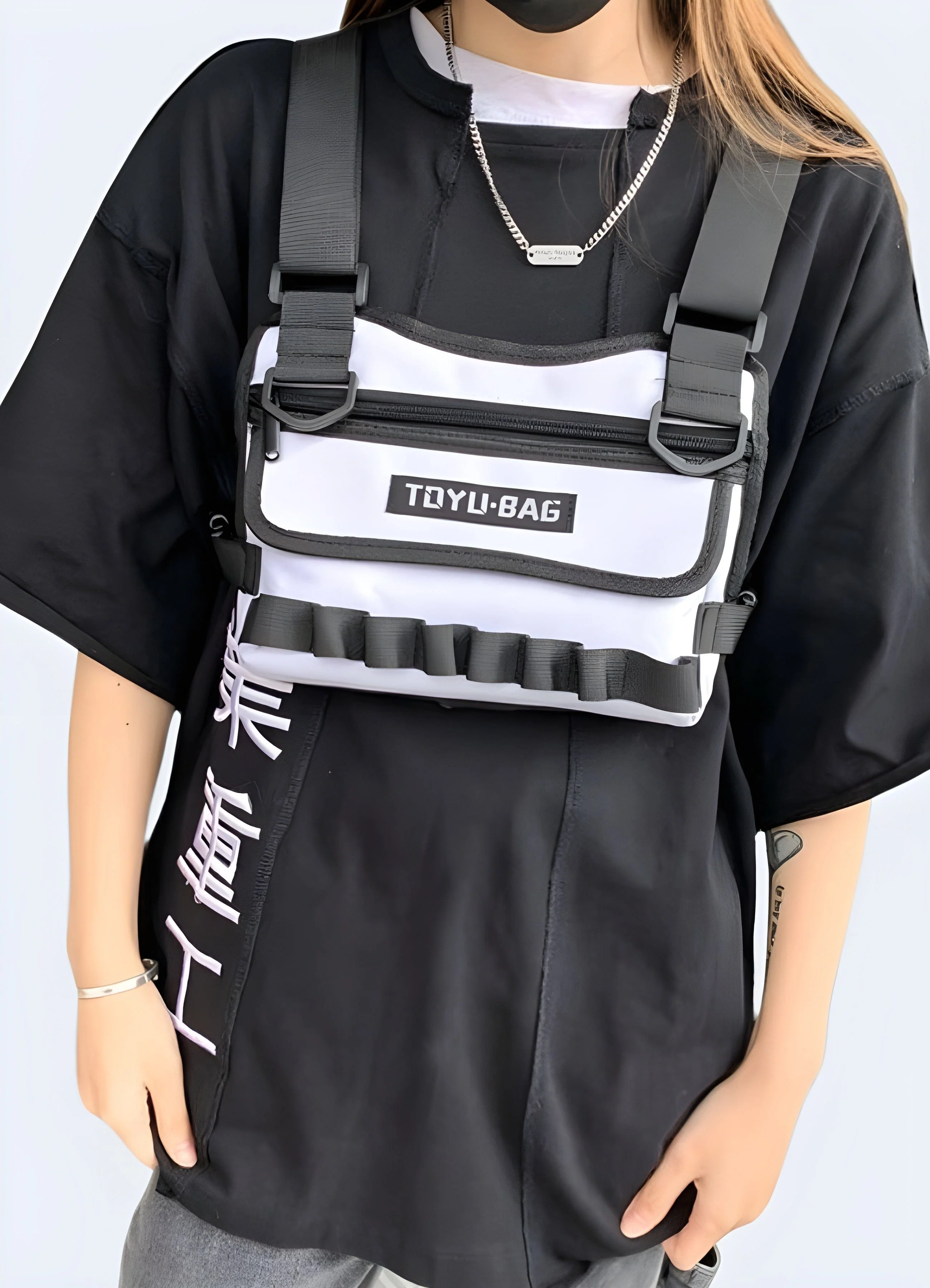 White Chest Bag - Image 2